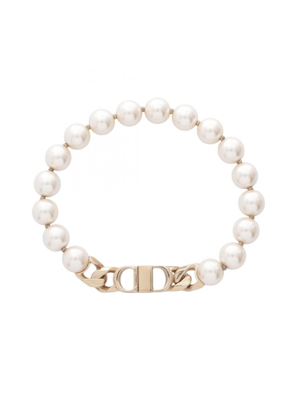 Dior Bracelet CD Logo Pearl